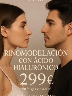 Rinomodelación con ácido hialurónico en Castellón – perfil natural sin cirugía